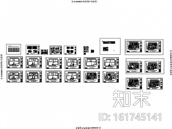 [乌鲁木齐]某双层简欧别墅方案cad施工图下载【ID:161745141】