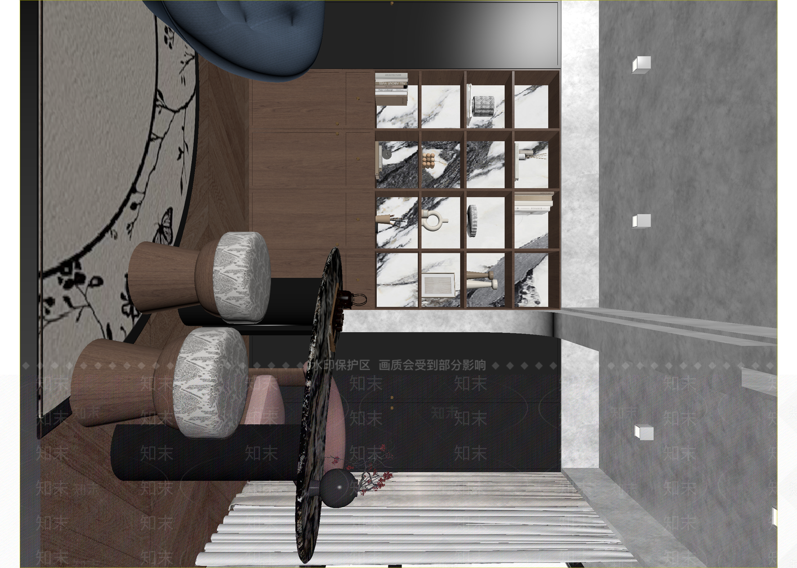法式衣帽间3D模型下载【ID:1215125642】