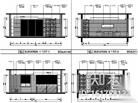 [苏州]豪华时尚政府机关财税办公大楼室内装饰施工图cad施工图下载【ID:161758122】