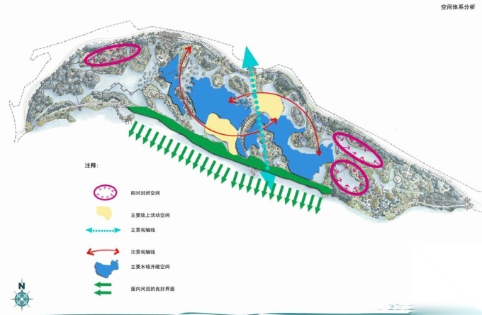 [辽宁]河滨北滩湿地公园规划设计方案文本cad施工图下载【ID:161016154】