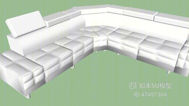 多人沙发SU模型下载【ID:418074030】