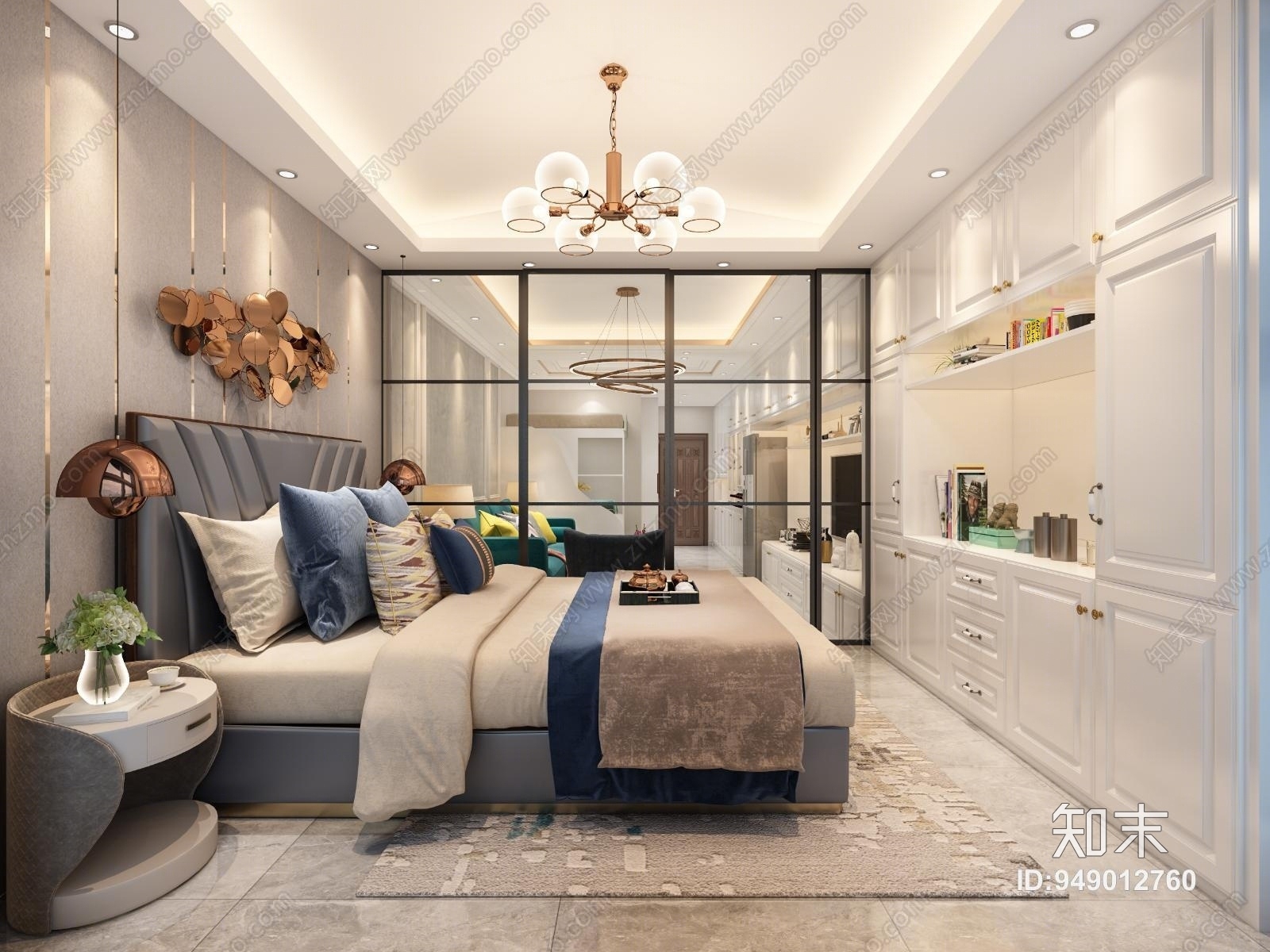 后现代公寓3D模型下载【ID:949012760】