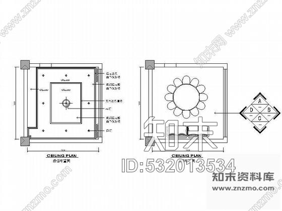 施工图小型餐包设计图cad施工图下载【ID:532013534】