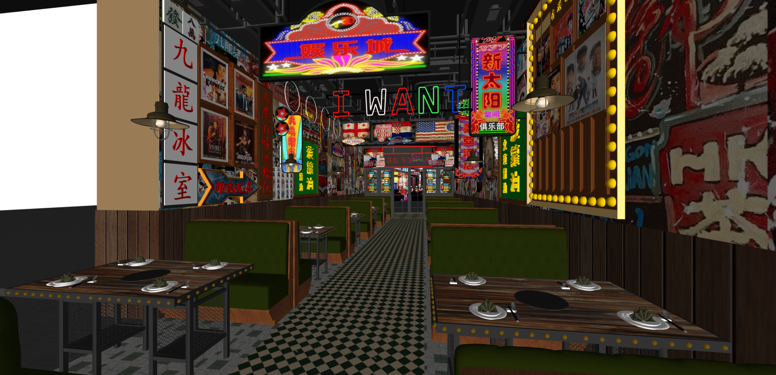 现代其他店铺SU模型下载【ID:1215943768】