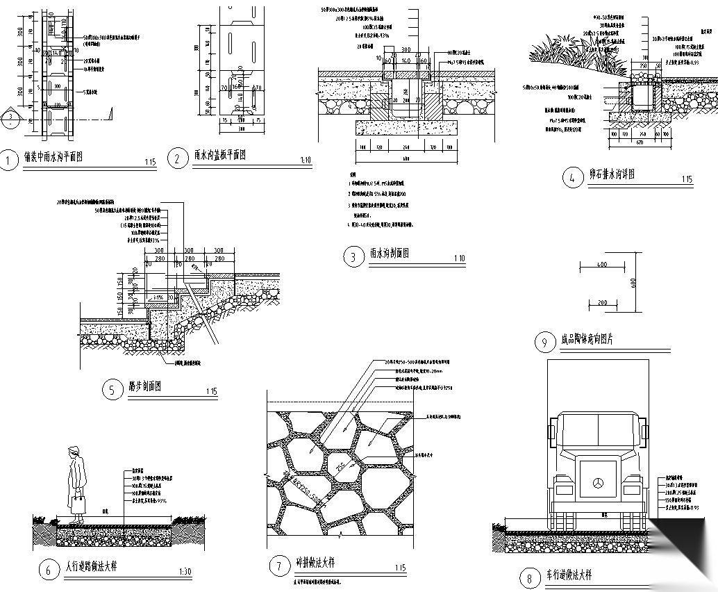 [云南]温泉度假区景观全套园景观施工图设计（CAD）cad施工图下载【ID:160690130】