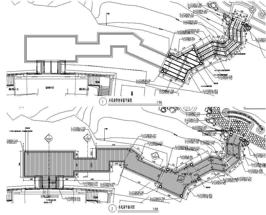 [云南]温泉度假区景观全套园景观施工图设计（CAD）cad施工图下载【ID:160690130】