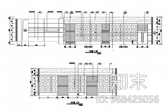 总工会职工互助保障中心办公楼装修图cad施工图下载【ID:968425056】