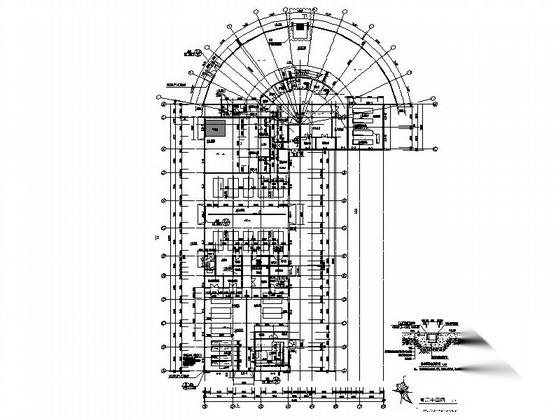 [宁波]某名车展示厅建筑施工图cad施工图下载【ID:165402117】