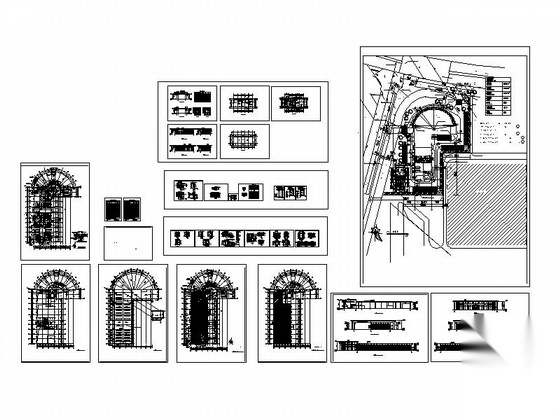 [宁波]某名车展示厅建筑施工图cad施工图下载【ID:165402117】