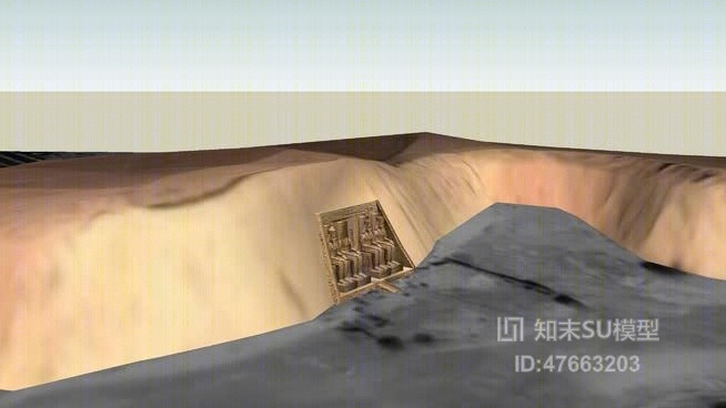 艺术风格建筑SU模型下载【ID:47663203】