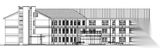 哈医大药学某三层教学楼建筑结构施工图cad施工图下载【ID:151575195】