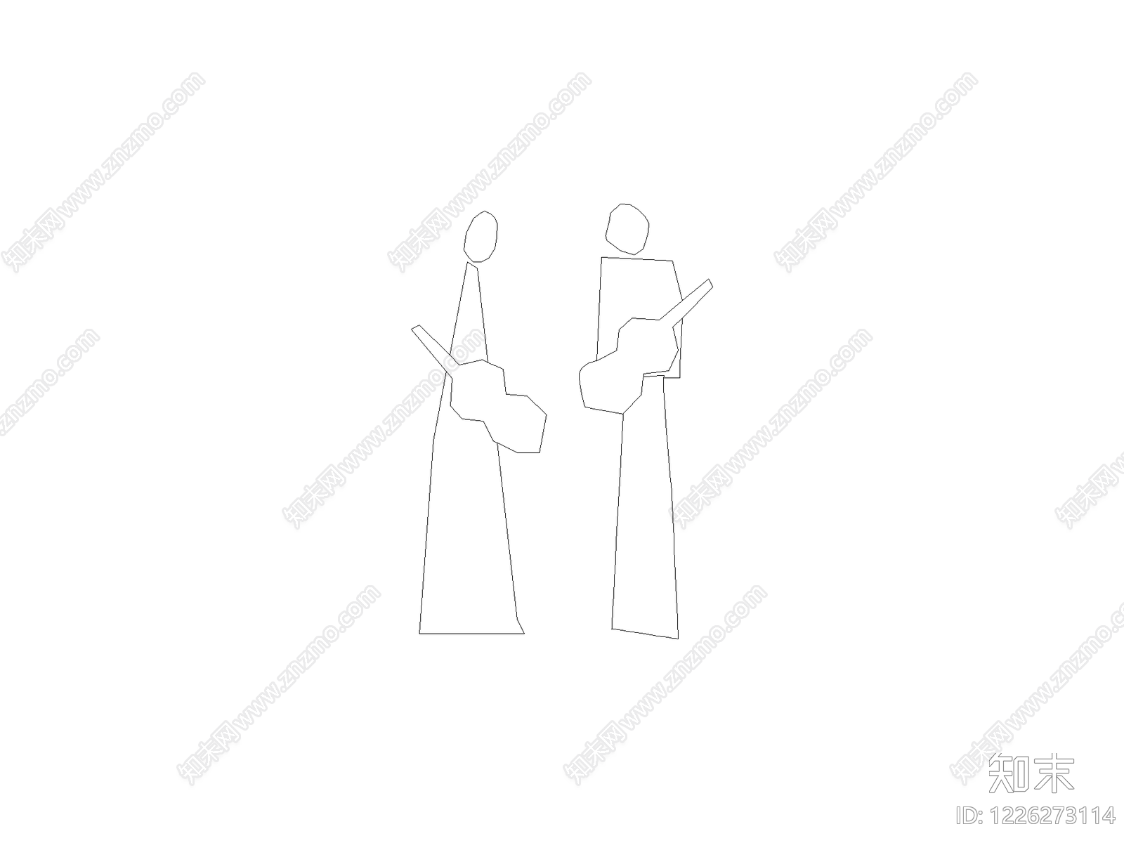 人物CAD图纸