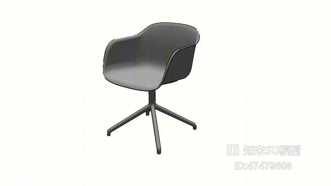 休闲椅SU模型下载【ID:918038437】