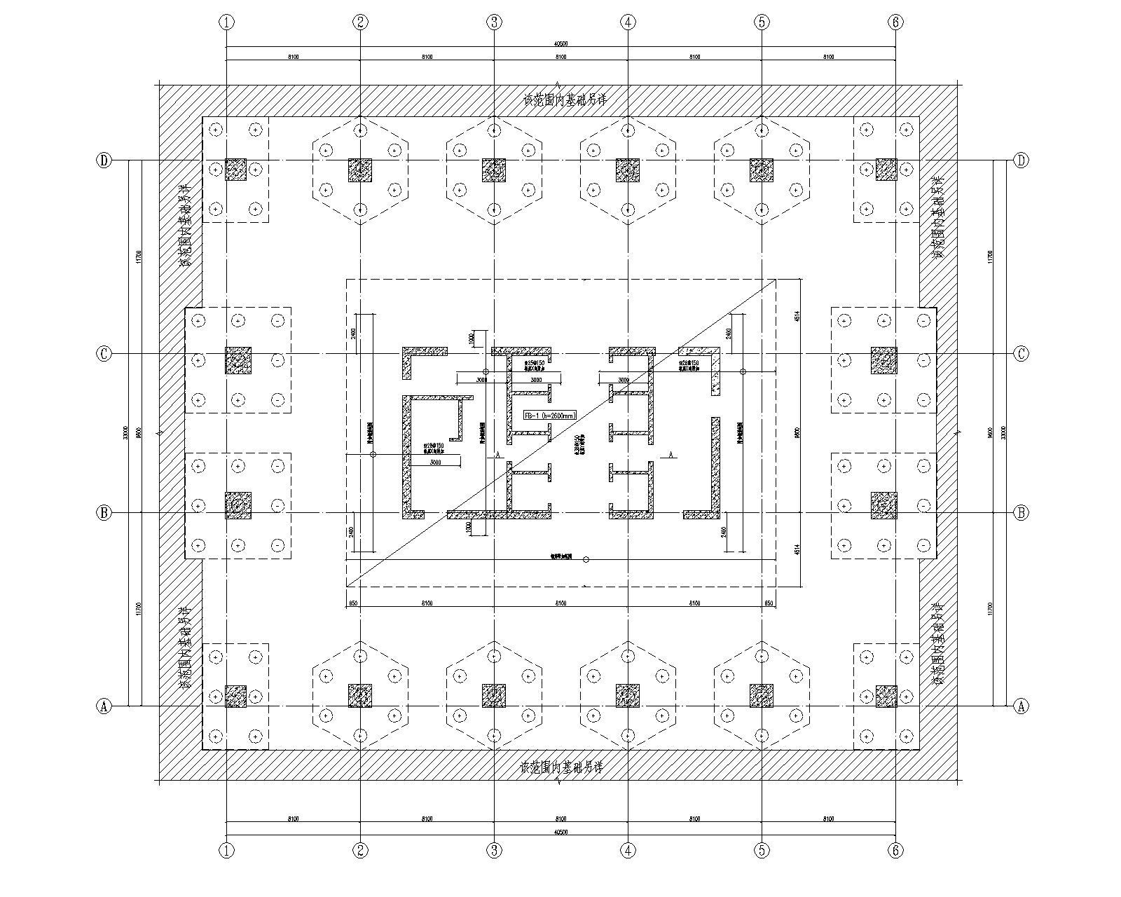 框架核心筒结构标准厂房全专业施工图2022施工图下载【ID:1131226253】