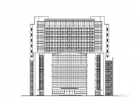 [温州]某人民医院门诊楼改扩建建筑施工图cad施工图下载【ID:166552117】