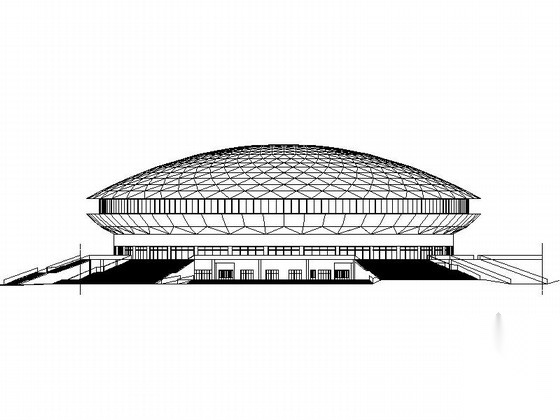 [广东]4层现代风格体育馆建筑设计施工图（大型BIM实施项...施工图下载【ID:165410149】