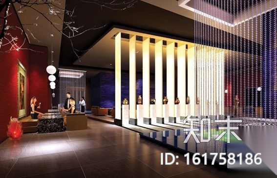 某西餐酒廊客房部装修图(含效果)cad施工图下载【ID:161758186】