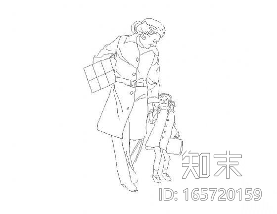 CAD人物图块大全cad施工图下载【ID:165720159】