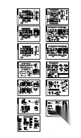 某三层法院建筑结构方案图cad施工图下载【ID:151431155】