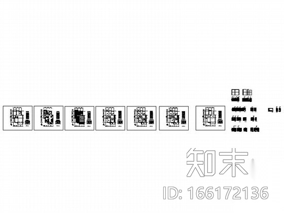 某三室一厅两卫室内设计装修图施工图下载【ID:166172136】