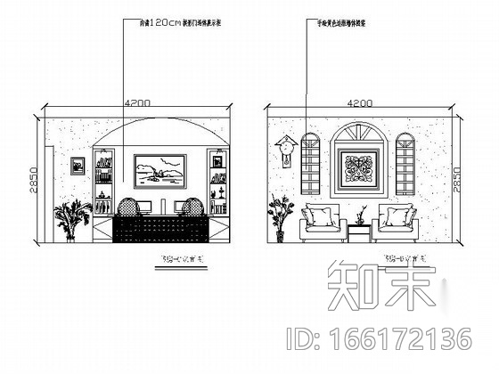 某三室一厅两卫室内设计装修图施工图下载【ID:166172136】