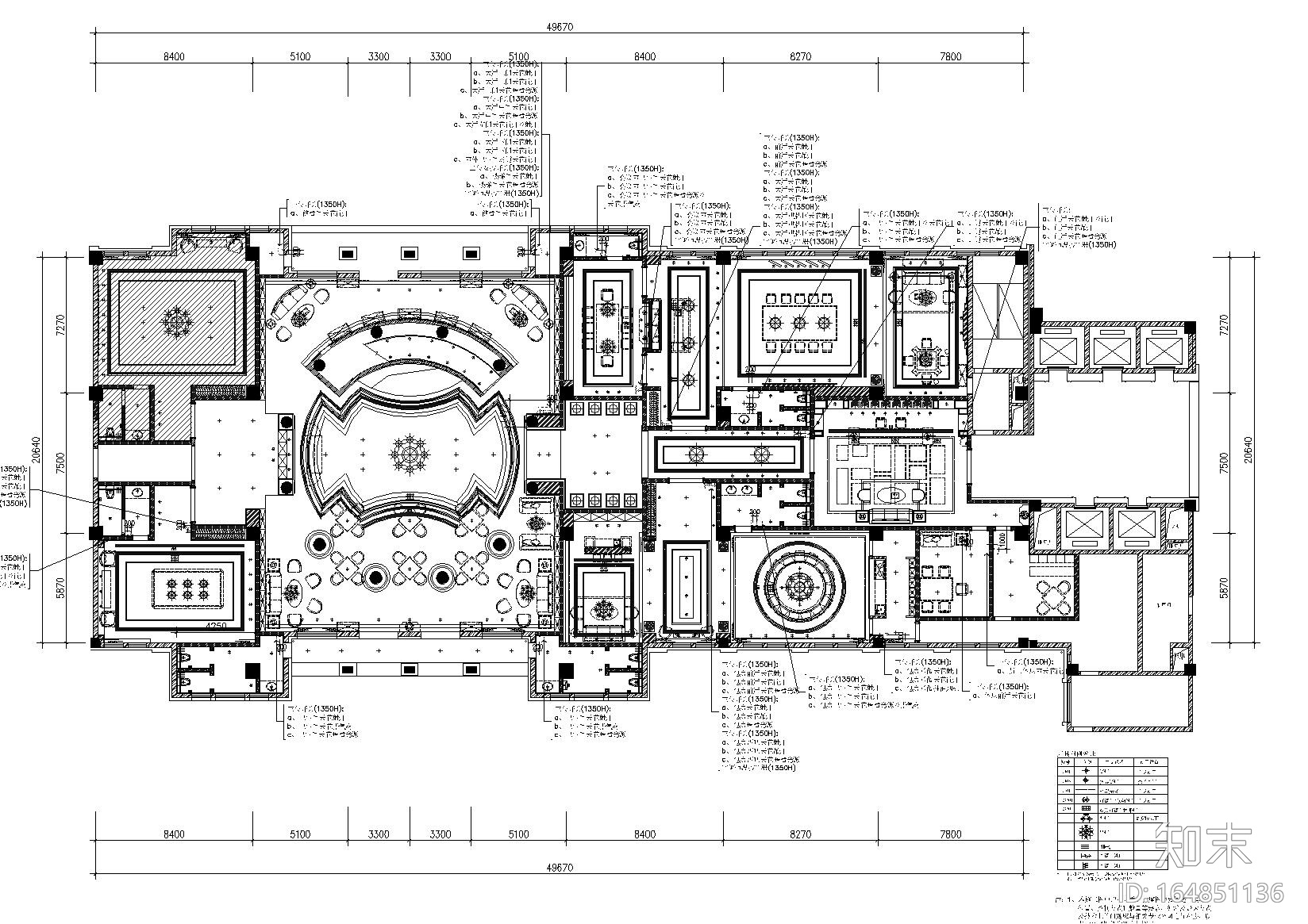 [浙江]温岭九龙国际大饭店施工图+效果图cad施工图下载【ID:164851136】