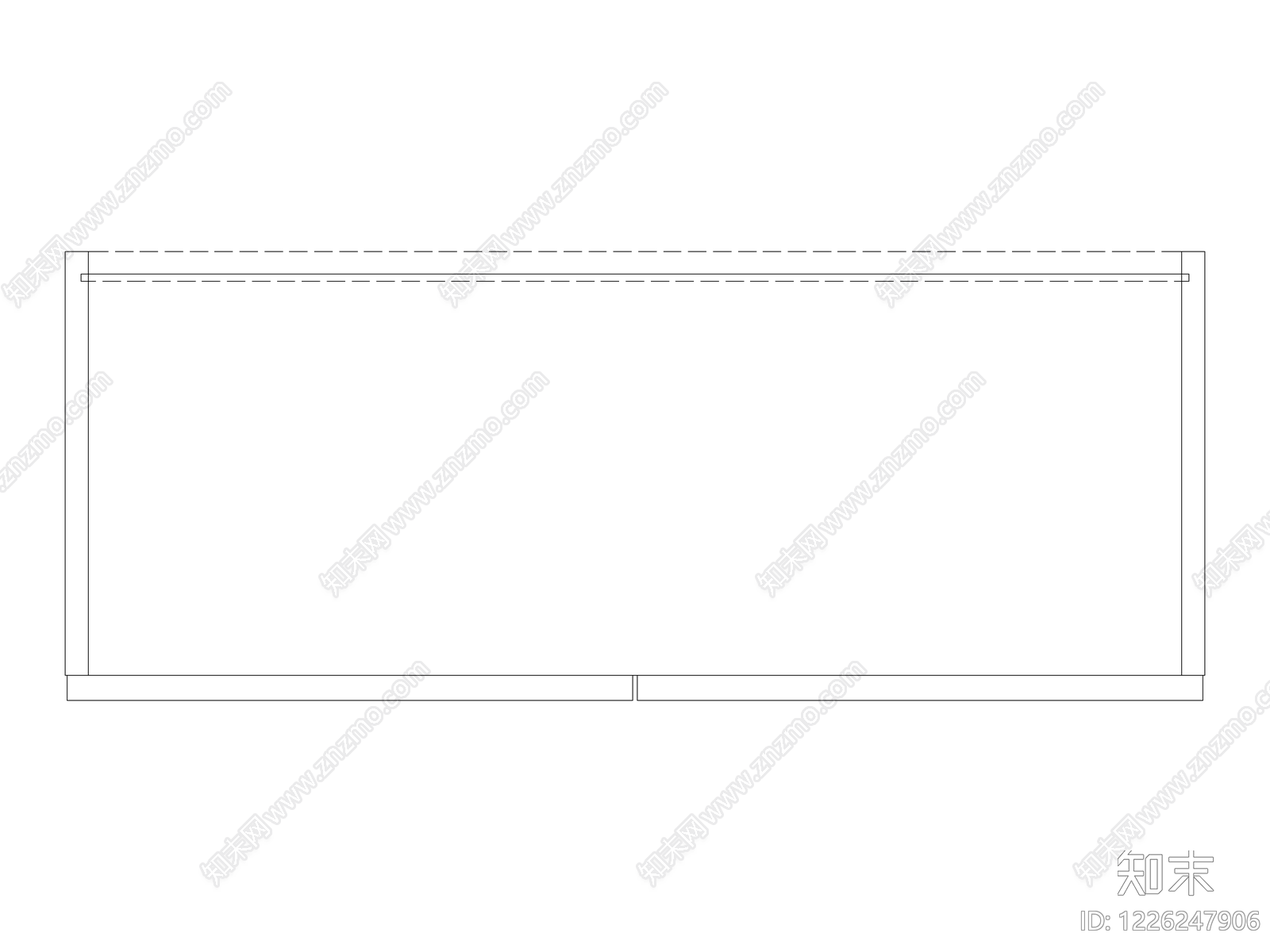 现代橱柜施工图cad施工图下载【ID:1226247906】