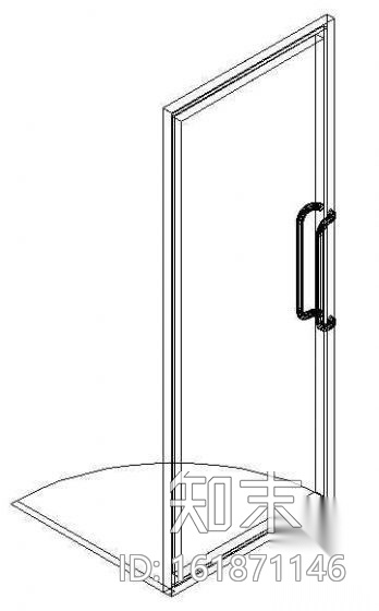 门CAD模型图块cad施工图下载【ID:161871146】