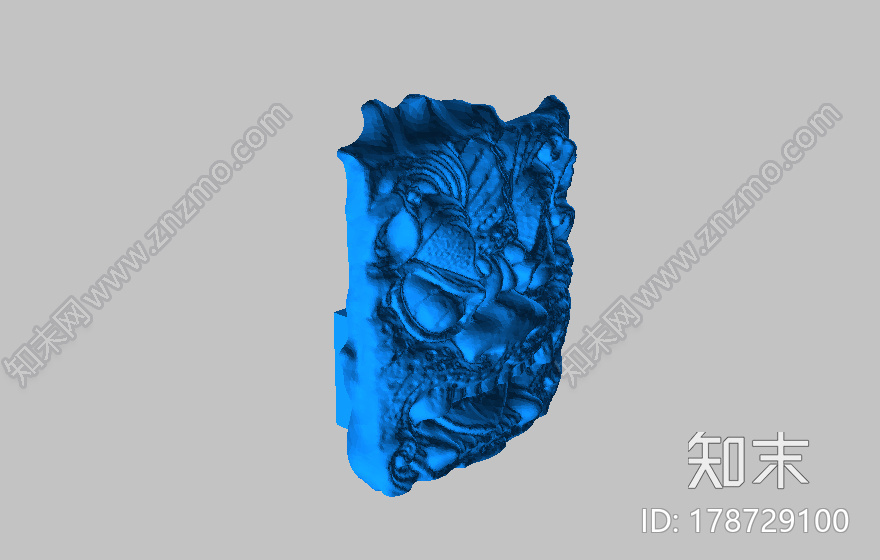 皮礼士糖果盒上的食人魔头像3d打印模型下载【ID:178729100】
