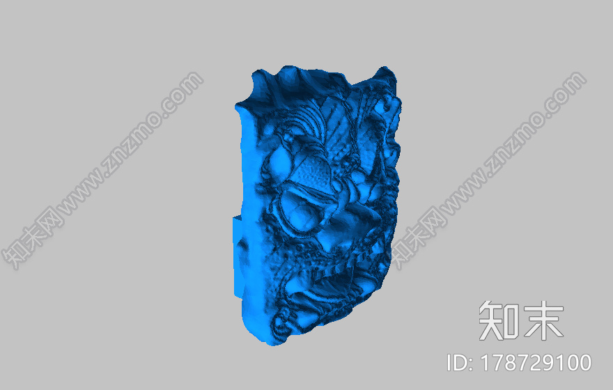 皮礼士糖果盒上的食人魔头像3d打印模型下载【ID:178729100】