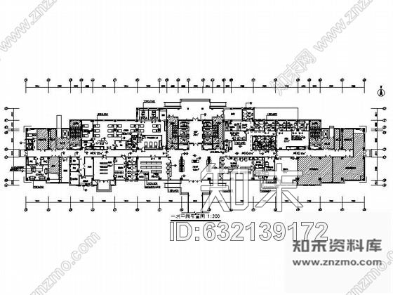 施工图滁州县级二级甲等综合性医院医技楼室内装修图含效果cad施工图下载【ID:632139172】