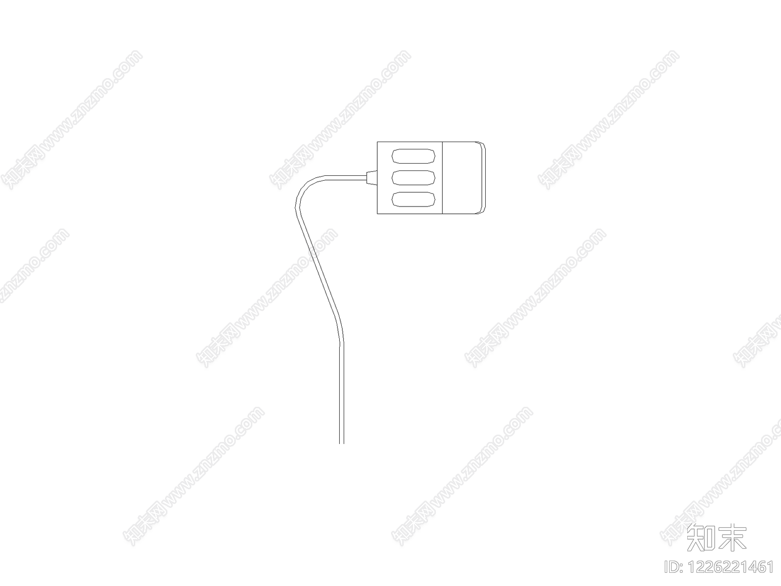 灯具图块cad施工图下载【ID:1226221461】