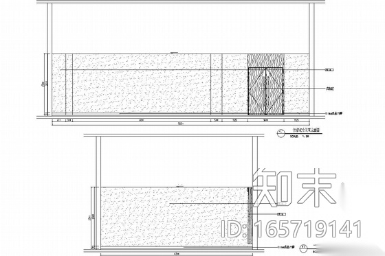 [浙江]西苕溪流域产竹区档案馆室内施工图（含效果图）cad施工图下载【ID:165719141】