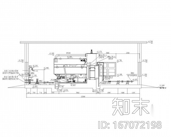 [内蒙古]某污水处理厂工艺施工设计图纸（生化污泥池、曝...cad施工图下载【ID:167072198】