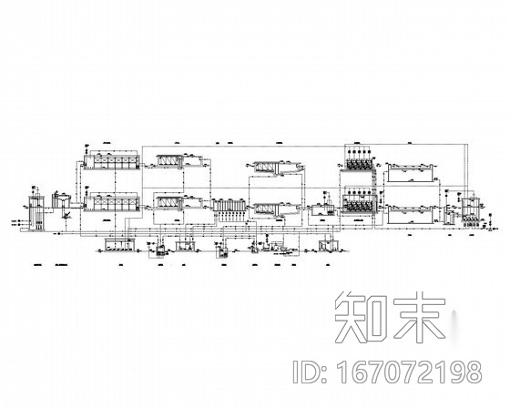 [内蒙古]某污水处理厂工艺施工设计图纸（生化污泥池、曝...cad施工图下载【ID:167072198】