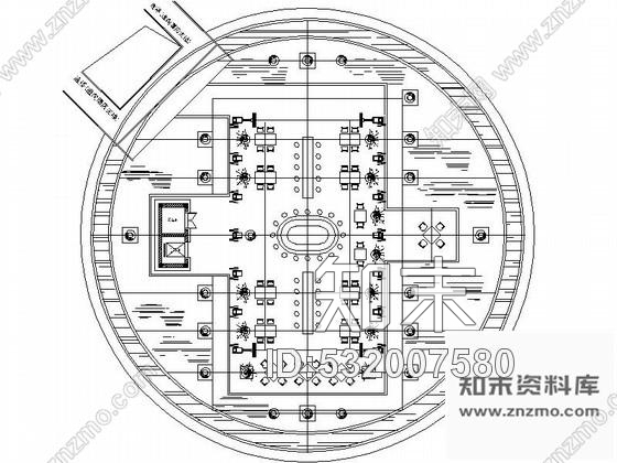 施工图海南独特船屋餐厅室内装修图含实景cad施工图下载【ID:532007580】