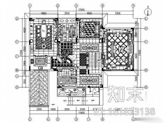 [桂林]世界顶级三层别墅样板房室内设计装修施工图施工图下载【ID:161873138】