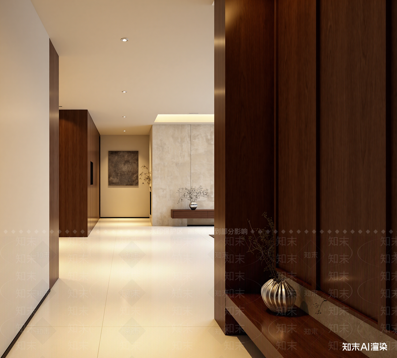 复古玄关3D模型下载【ID:1221517153】