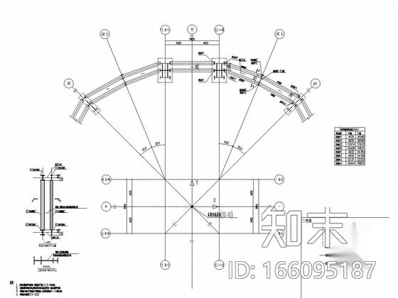 632米巨型框架核心筒cad施工图下载【ID:166095187】