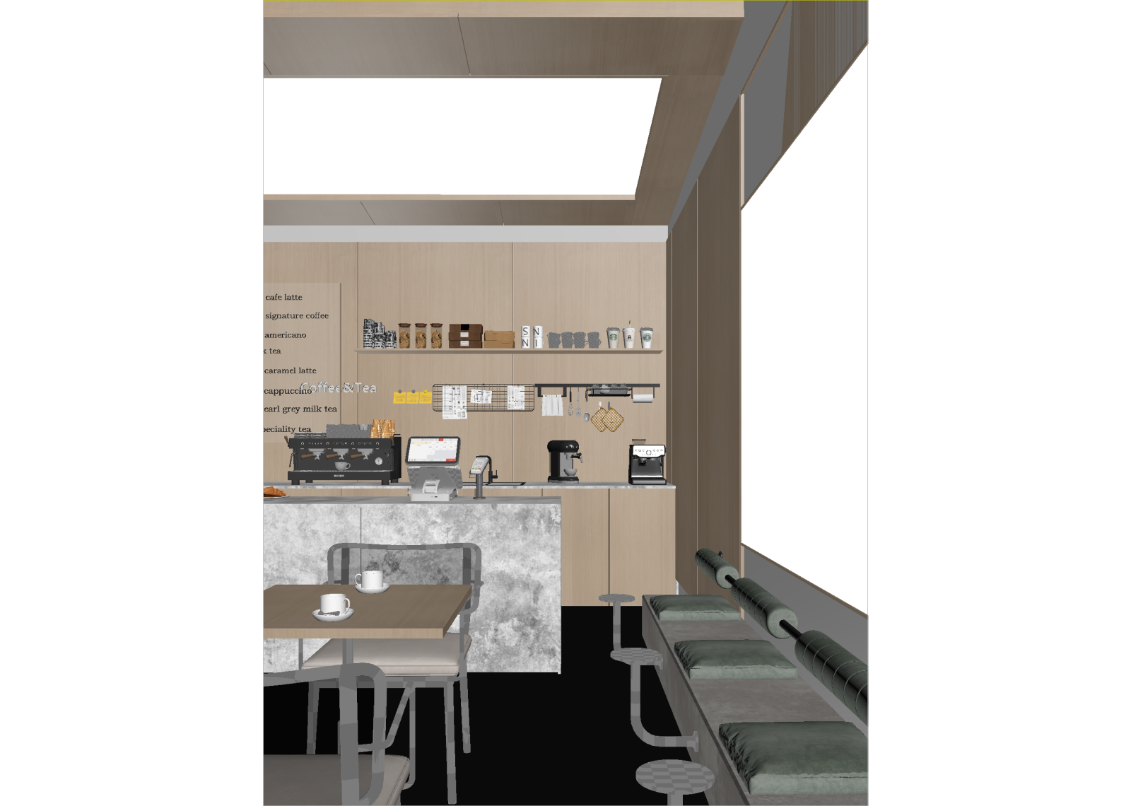咖啡厅3D模型下载【ID:1214451246】