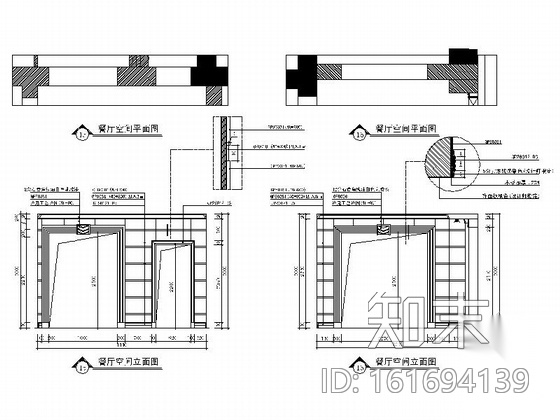 [山西]豪华欧式风格瓷砖展厅室内装修设计施工图cad施工图下载【ID:161694139】