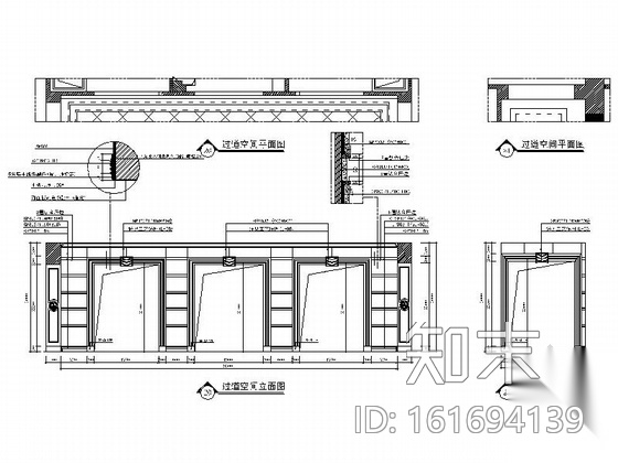 [山西]豪华欧式风格瓷砖展厅室内装修设计施工图cad施工图下载【ID:161694139】