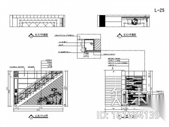 [山西]豪华欧式风格瓷砖展厅室内装修设计施工图cad施工图下载【ID:161694139】