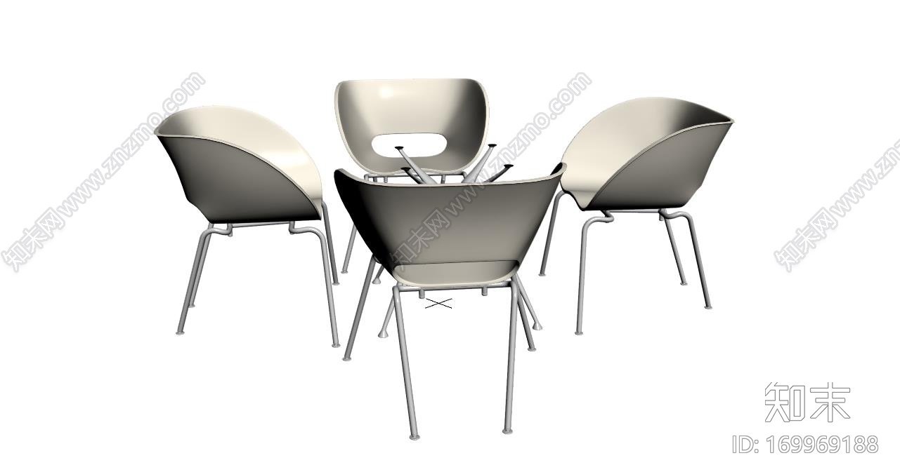 3D桌椅组合模型CG模型下载【ID:169969188】