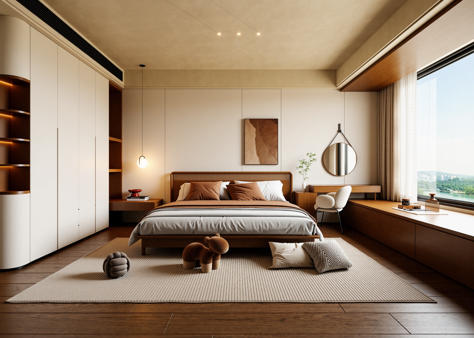 日式家居卧室3D模型下载【ID:1215037939】