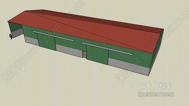 大棚SU模型下载【ID:925970092】