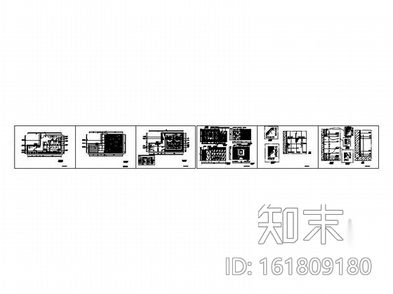 [北京]奢华娱乐会所KTV包间装修图cad施工图下载【ID:161809180】