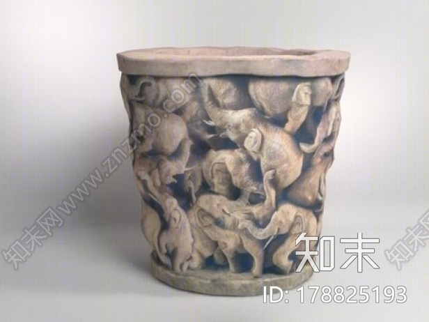 象碗3D模型下载【ID:178825193】