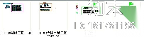 [淮安]教育科技一体化基地现代办公楼装修施工图（含水电...cad施工图下载【ID:161761186】