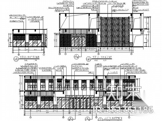 [淮安]教育科技一体化基地现代办公楼装修施工图（含水电...cad施工图下载【ID:161761186】